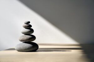 stack of rocks from largest to smallest