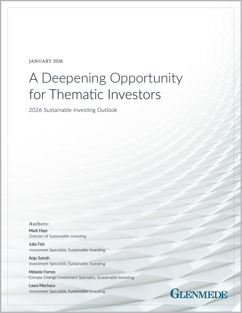 2026 Sustainable Investing Outlook